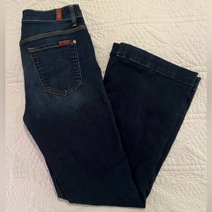 7 for All Mankind Jeans Ginger Flare Leg Size 28